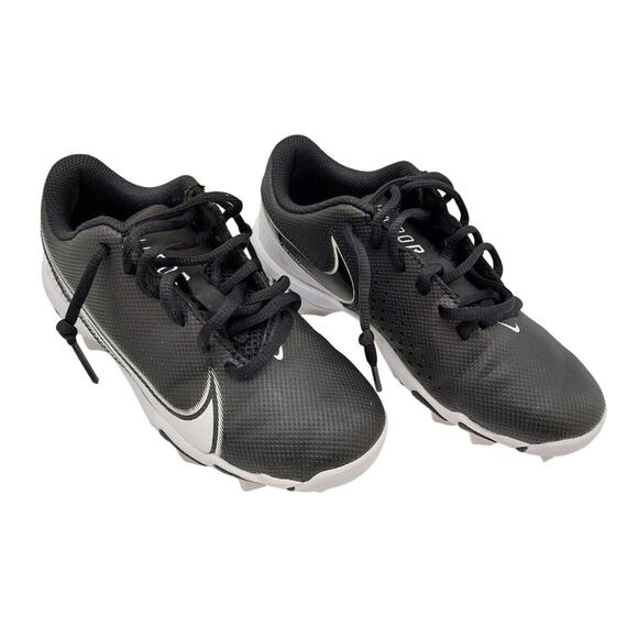 Nike Vapor Fastflex Black/White Cleats for Baseball/Softball Soccer Size 2Y